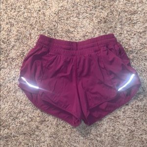 magenta lulu shorts (one of a kind)